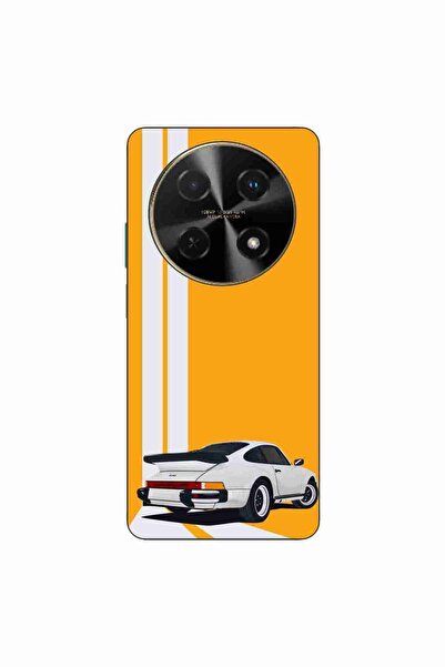 OEM Калъф, съвместим с Huawei Nova 12i, силиконов гел TPU модел Porsche 911 T...