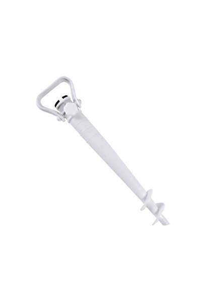 OEM Screw Type Umbrella Holder, White Plastic, Secure Anchoring, Compatible Ø...