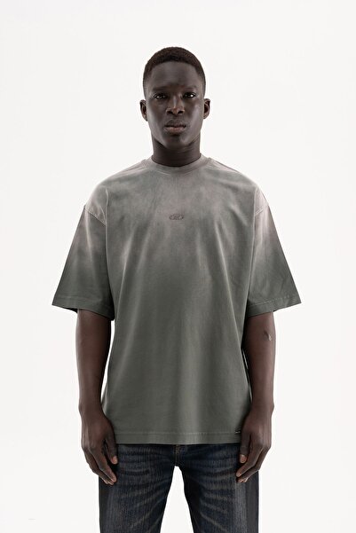 Machinist Tricou supradimensionat pentru bărbați cu efect degrade și aspect u...