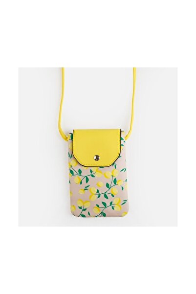 OEM Lemon Pattern Phone Patterned Bag, Summer Crossbody for Women, 12x17cm