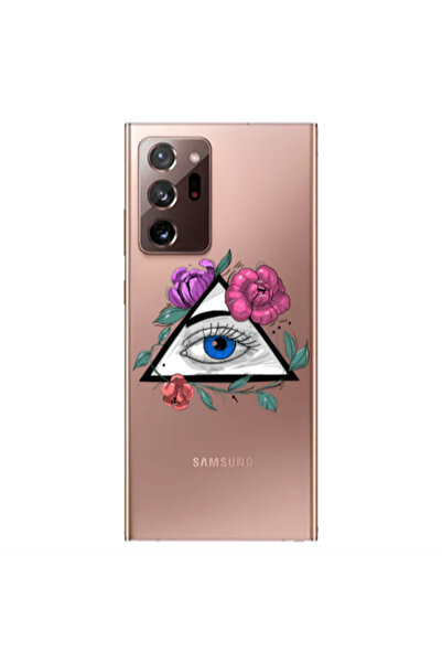 Other Samsung Note 20 Ultra Eye and flower Transparent Silicone TPU Θήκη