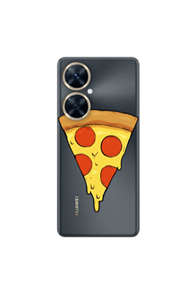 Other Huawei Nova 11i Pizza Slice Transparent Silicone TPU Θήκη