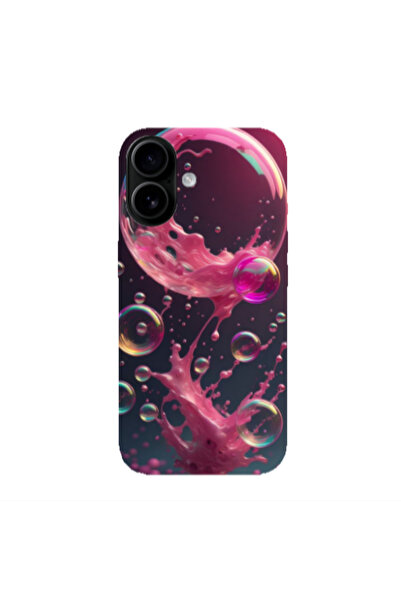 Other Apple Iphone 16 plus Pink balloon Transparent Silicone TPU Θήκη