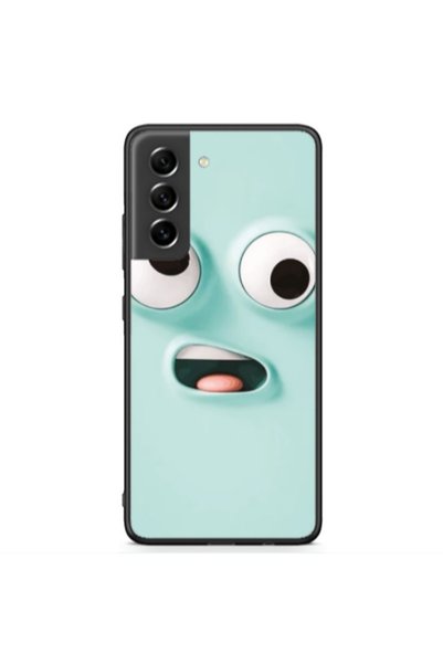 Other Samsung S21 FE Strange face Black Glossy Θήκη