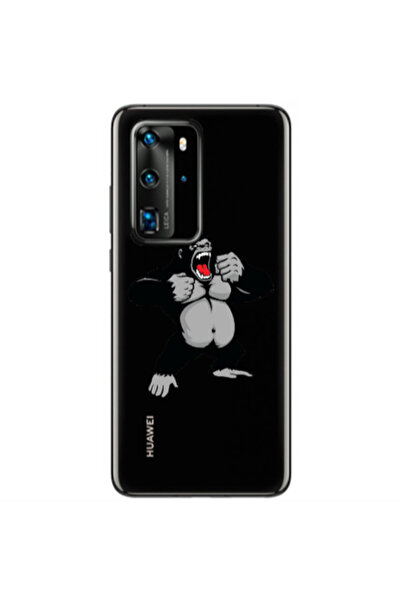 Other Huawei P40 Pro Angry Gorilla2 Transparent Silicone TPU Θήκη