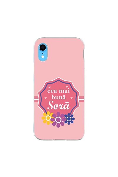 OEM Case compatible with Apple iPhone XR Silicone Gel Tpu Pattern Best Sister