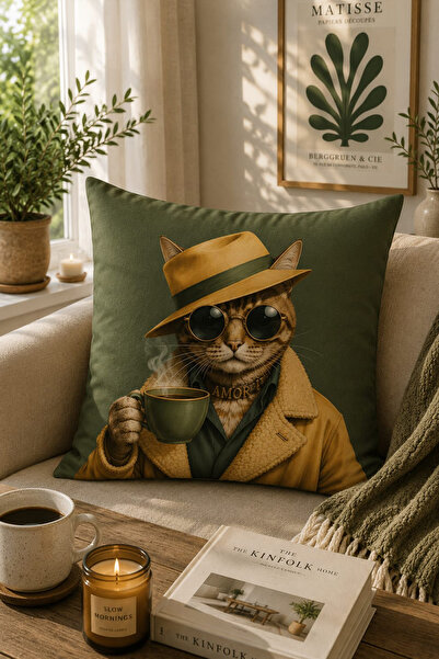 Bertille Home Pop Art Serisi Çift Tarafı Dijital Baskılı Kırlent Kılıfı