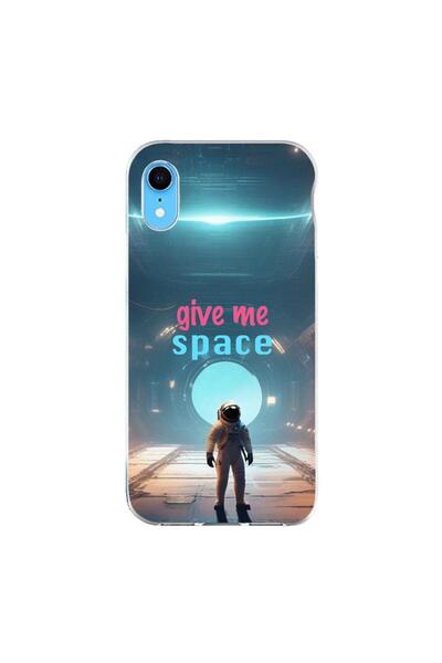 OEM Case compatible with Apple iPhone XR Silicon Gel Tpu Model Give Me Space