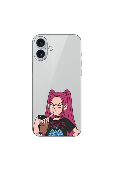 OEM Husa compatibila cu Apple iPhone 16 Plus Silicon Model KPop Demon Hunters...