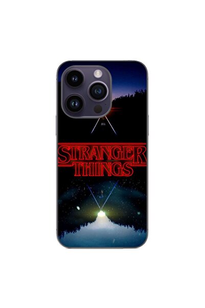 OEM Husa compatibila cu Apple iPhone 15 Pro Silicon Gel Tpu Model Stranger Th...