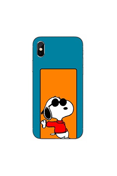 OEM Husa compatibila cu Apple iPhone XS Max Silicon Gel Tpu Model Snoopy