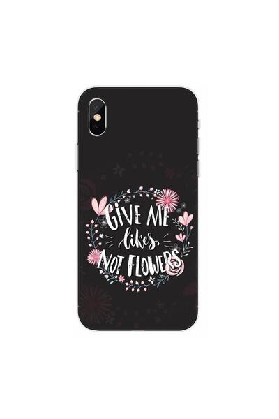 OEM Θήκη συμβατή με Apple iPhone XS από σιλικόνη gel TPU με σχέδιο μηνύματος ...