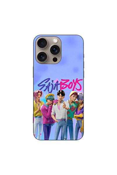OEM Husa compatibila cu Apple iPhone 16 Pro Max Silicon Gel Tpu Model KPop De...