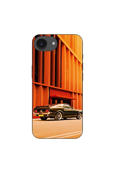 OEM Husa compatibila cu Apple iPhone 16e Silicon Gel Tpu Model Mustang Sunset