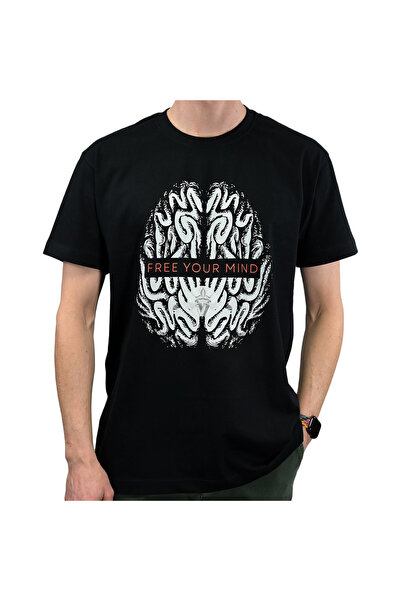 Palo Santo 100% Cotton Unisex T-Shirt "Free Your Mind" - - Size S