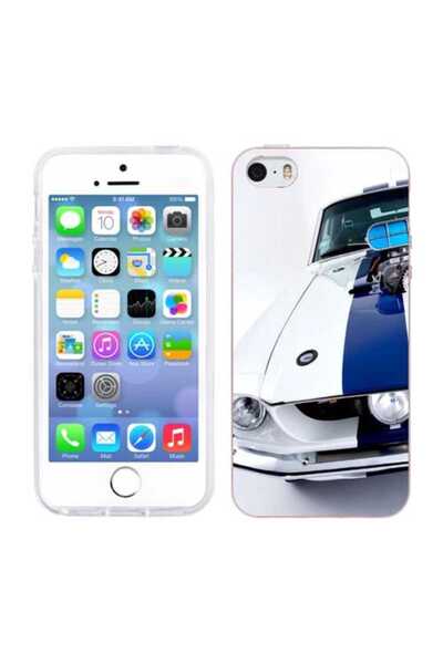 OEM Husa compatibila cu Apple iPhone 5S, iPhone 5 Silicon Gel Tpu Model Shelby