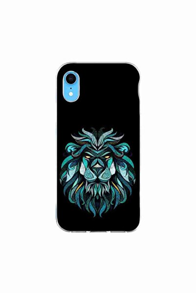 OEM Case compatible with Apple iPhone XR Silicone Gel Tpu Pattern Abstract Lion