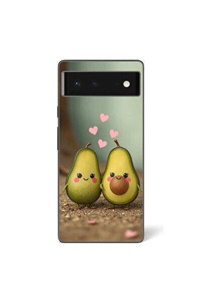 OEM Husa compatibila cu Google Pixel 6 Silicon Gel Tpu Model Kawaii Avocados ...