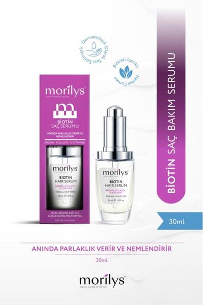 Morilys Biotin, Kolejen Saç Serumu Saç Dökülmesine Karşı &Argan İçerikli Saç ...