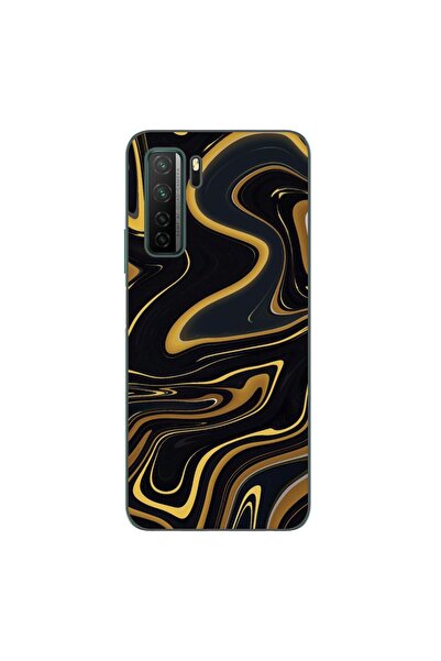 OEM Husa compatibila cu Huawei P40 Lite 5G Silicon Gel Tpu Model Acrylic Glow