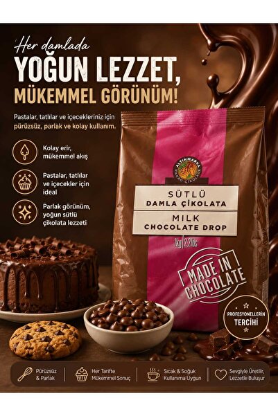 Altınmarka DAMLA ÇİKOLATA 1KG SÜTLÜ