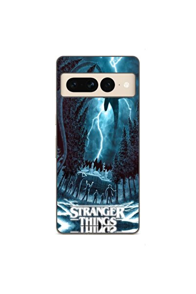 OEM Husa compatibila cu Google Pixel 8 Pro Silicon Gel Tpu Model Stranger Thi...