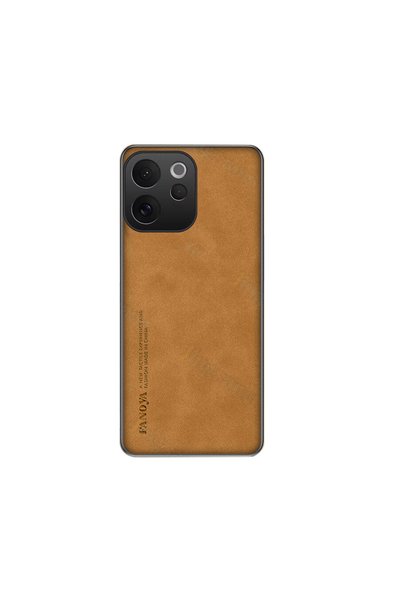 Microcase Vivo V70 5G ile Uyumlu Luxury Leather Series Deri Desenli Plastik K...