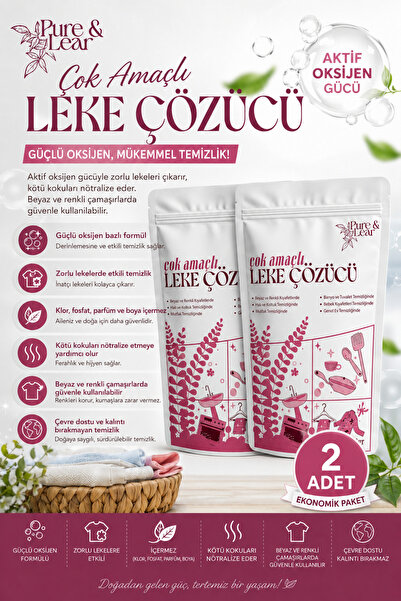 Çok Amaçlı Leke Çözücü- 2'li Avantajlı Paket