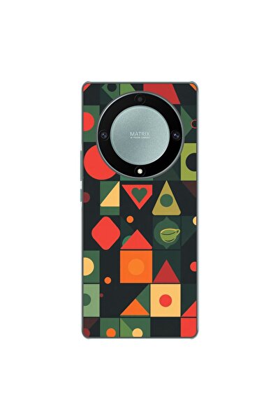 OEM Husa compatibila cu Honor Magic 5 Lite Silicon Gel Tpu Model Retro Shapes