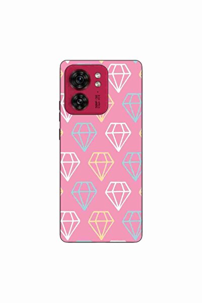 OEM Husa compatibila cu Motorola Edge 40 Silicon Gel Tpu Model Diamond Patter...