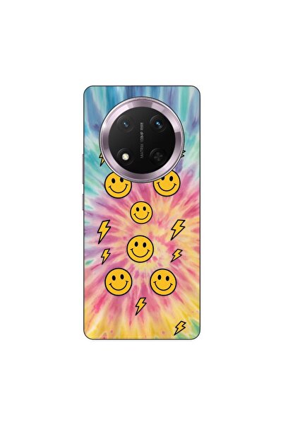 OEM Husa compatibila cu Honor Magic7 Lite Silicon Gel Tpu Model Retro Smiley ...