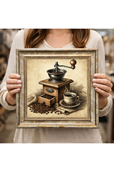 Dekorsiahome Tablou decorativ cu ramă în stil antic DK0165