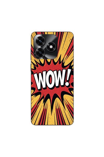 OEM Husa compatibila cu Honor X5c Plus Silicon Gel Tpu Model Comic Book WOW Text