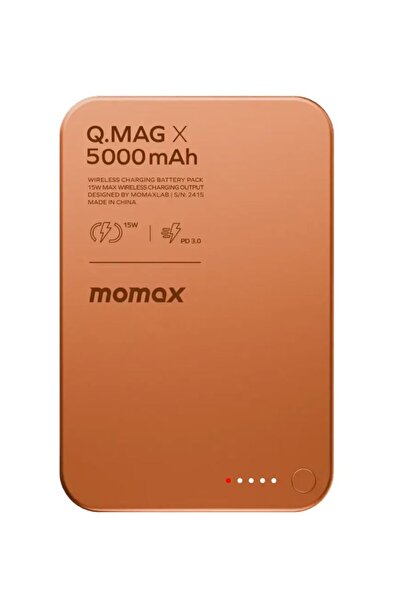 Momax Q.Mag X 10000mAh Wireless Powerbank Turuncu