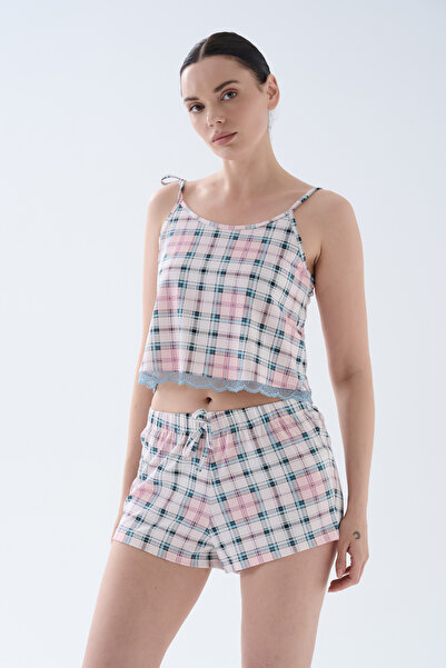 Hays Kadın Pamuklu İp Askılı Atlet Pijama Üstü