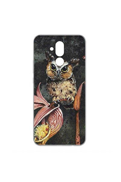 OEM Husa compatibila cu Huawei Mate 20 Lite Silicon Gel Tpu Model Owl Painted