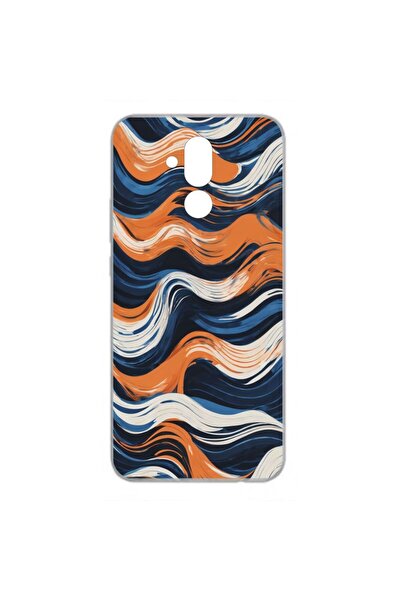OEM Husa compatibila cu Huawei Mate 20 Lite Silicon Gel Tpu Model Abstract Cr...