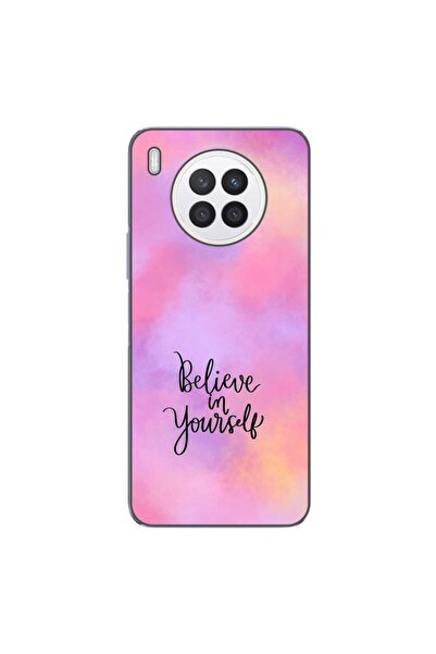OEM Θήκη συμβατή με Huawei Nova 8i Σιλικόνης Gel TPU με σχέδιο  "Πίστεψε στον...