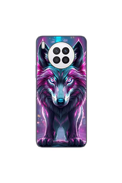 OEM Θήκη συμβατή με Huawei Nova 8i Σιλικόνης Gel TPU Μοντέλο Cyberpunk Wolf