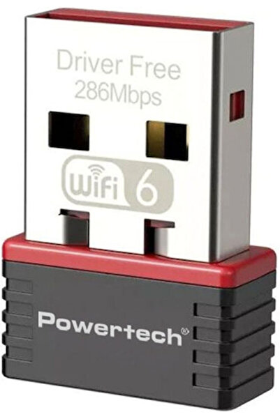 POWERTECH PT-1383 Προσαρμογέας Δικτύου USB με Ασύρματη Σύνδεση Wi-Fi 300Mbps