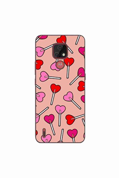 OEM Husa compatibila cu Motorola Moto E7 Silicon Gel Tpu Model Valentines Hea...