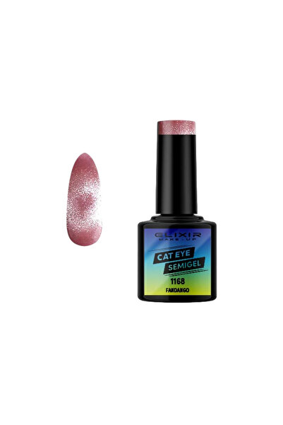 Elixir 5G GLITTER SEMI GEL (ΗΜΙΜΟΝΙΜΟ BΕΡΝΙΚΙ) - 1168 (FANDANGO) 8ML