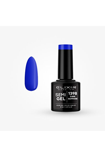 Elixir SEMI GEL (ΗΜΙΜΟΝΙΜΟ ΒΕΡΝΙΚΙ) - 1398 (DARK SAPPHIRE) 8ML