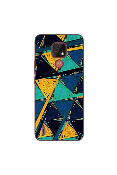 OEM Husa compatibila cu Motorola Moto E7 Silicon Gel Tpu Model Abstract Prism