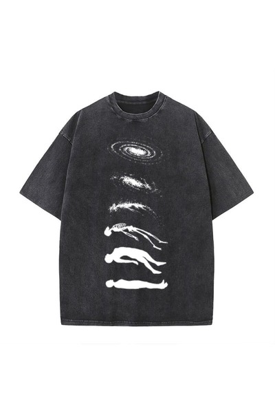 bellanova Unisex Oversize T-shirt με στάμπα Streetwear Άνετη εφαρμογή Daily P...