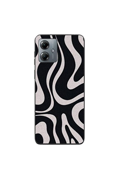 OEM Husa compatibila cu Motorola Moto G14 Silicon Gel Tpu Model Monochrome Hy...