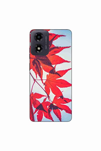 OEM Husa compatibila cu Motorola Moto G24 Silicon Gel Tpu Model Frunze de toamna