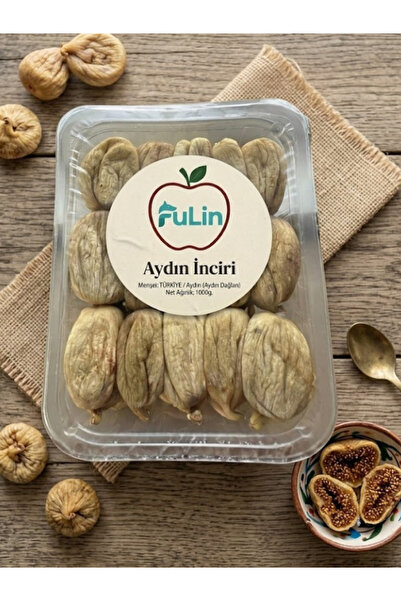 FuLin Gıda Aydın Naturel Kuru İncir 1 kg - Katkısız Duble Boy Kuru İncir