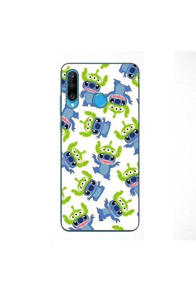 OEM Husa compatibila cu Huawei P30 Lite Silicon Gel Tpu Model Stitch Pattern ...