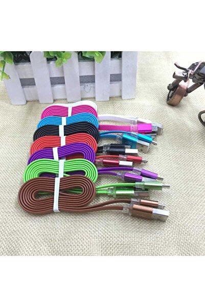 zutech Flexible iPhone cable with metal connectors, red